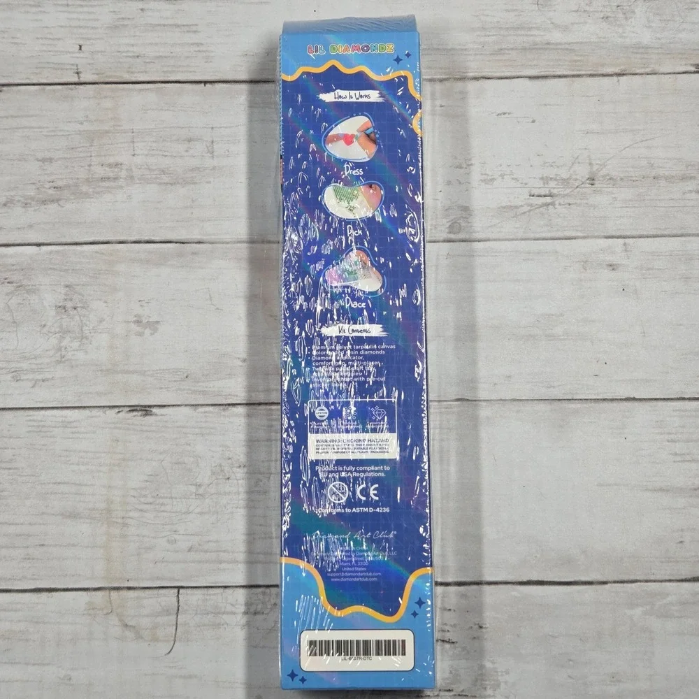 Diamond Art Club Inspector Gadget Brain Lil Diamondz DIY Art Kit Blue New